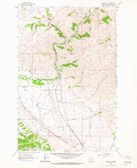 Silver City Montana Historical topographic map, 1:24000 scale, 7.5 X 7.5 Minute, Year 1962