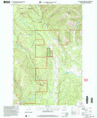Silver King Mountain Montana Historical topographic map, 1:24000 scale, 7.5 X 7.5 Minute, Year 2001
