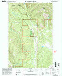 Silver King Mountain Montana Historical topographic map, 1:24000 scale, 7.5 X 7.5 Minute, Year 2001