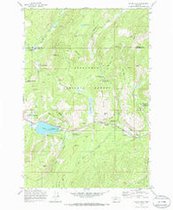 Silver Lake Montana Historical topographic map, 1:24000 scale, 7.5 X 7.5 Minute, Year 1971