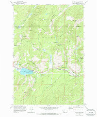 Silver Lake Montana Historical topographic map, 1:24000 scale, 7.5 X 7.5 Minute, Year 1971