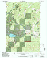 Silver Lake Montana Historical topographic map, 1:24000 scale, 7.5 X 7.5 Minute, Year 1996