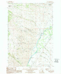 Silver Star Montana Historical topographic map, 1:24000 scale, 7.5 X 7.5 Minute, Year 1989