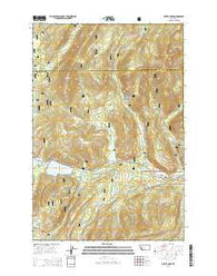 Silver Lake Montana Current topographic map, 1:24000 scale, 7.5 X 7.5 Minute, Year 2014