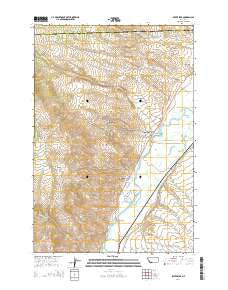 Silver Star Montana Current topographic map, 1:24000 scale, 7.5 X 7.5 Minute, Year 2014