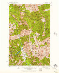 Silvertip Montana Historical topographic map, 1:125000 scale, 30 X 30 Minute, Year 1936