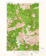 Silvertip Montana Historical topographic map, 1:125000 scale, 30 X 30 Minute, Year 1936