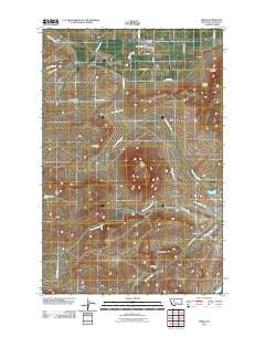 Simms Montana Historical topographic map, 1:24000 scale, 7.5 X 7.5 Minute, Year 2011