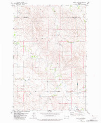 Simons Butte Montana Historical topographic map, 1:24000 scale, 7.5 X 7.5 Minute, Year 1982