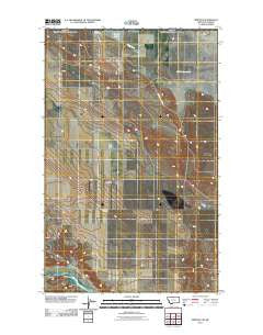 Simpson Montana Historical topographic map, 1:24000 scale, 7.5 X 7.5 Minute, Year 2011