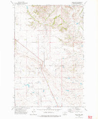 Sioux Pass Montana Historical topographic map, 1:24000 scale, 7.5 X 7.5 Minute, Year 1972