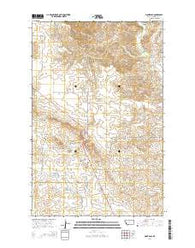 Sioux Pass Montana Current topographic map, 1:24000 scale, 7.5 X 7.5 Minute, Year 2014