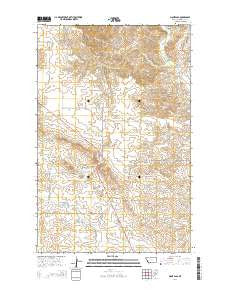 Sioux Pass Montana Current topographic map, 1:24000 scale, 7.5 X 7.5 Minute, Year 2014