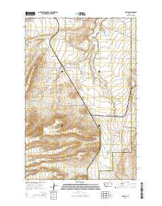 Sipple Montana Current topographic map, 1:24000 scale, 7.5 X 7.5 Minute, Year 2014