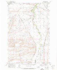 Sipple Montana Historical topographic map, 1:24000 scale, 7.5 X 7.5 Minute, Year 1970