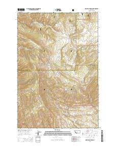 Sixmile Mountain Montana Current topographic map, 1:24000 scale, 7.5 X 7.5 Minute, Year 2014