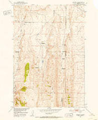 Sixteen NE Montana Historical topographic map, 1:24000 scale, 7.5 X 7.5 Minute, Year 1951