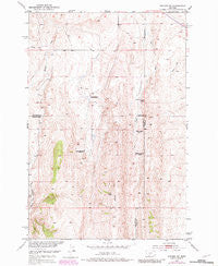 Sixteen NE Montana Historical topographic map, 1:24000 scale, 7.5 X 7.5 Minute, Year 1951