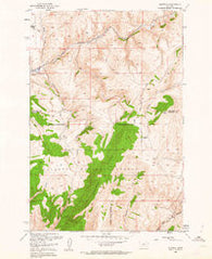 Sixteen Montana Historical topographic map, 1:24000 scale, 7.5 X 7.5 Minute, Year 1948