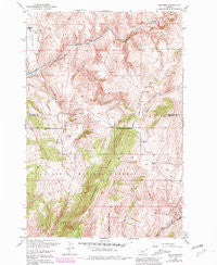 Sixteen Montana Historical topographic map, 1:24000 scale, 7.5 X 7.5 Minute, Year 1948
