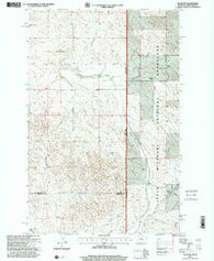 Skaar NE Montana Historical topographic map, 1:24000 scale, 7.5 X 7.5 Minute, Year 1997