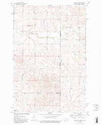 Skaar NE Montana Historical topographic map, 1:24000 scale, 7.5 X 7.5 Minute, Year 1974