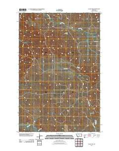 Skaar NW Montana Historical topographic map, 1:24000 scale, 7.5 X 7.5 Minute, Year 2011