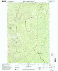 Skalkaho Pass Montana Historical topographic map, 1:24000 scale, 7.5 X 7.5 Minute, Year 1998