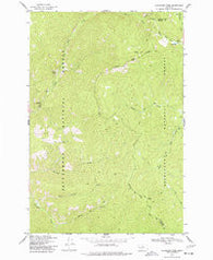 Skalkaho Pass Montana Historical topographic map, 1:24000 scale, 7.5 X 7.5 Minute, Year 1974