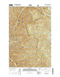 Skalkaho Pass Montana Current topographic map, 1:24000 scale, 7.5 X 7.5 Minute, Year 2014