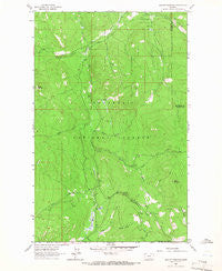 Skillet Mountain Montana Historical topographic map, 1:24000 scale, 7.5 X 7.5 Minute, Year 1963