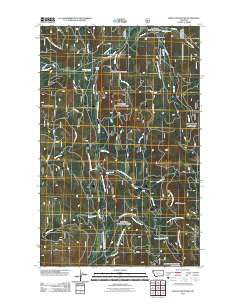 Skillet Mountain Montana Historical topographic map, 1:24000 scale, 7.5 X 7.5 Minute, Year 2011
