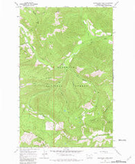 Skookoleel Creek Montana Historical topographic map, 1:24000 scale, 7.5 X 7.5 Minute, Year 1966