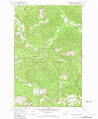 Skookoleel Creek Montana Historical topographic map, 1:24000 scale, 7.5 X 7.5 Minute, Year 1966
