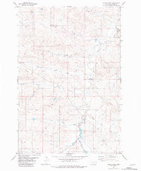 Skunk Creek Montana Historical topographic map, 1:24000 scale, 7.5 X 7.5 Minute, Year 1981