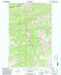 Slategoat Mountain Montana Historical topographic map, 1:24000 scale, 7.5 X 7.5 Minute, Year 1995