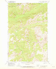 Slategoat Mountain Montana Historical topographic map, 1:24000 scale, 7.5 X 7.5 Minute, Year 1970