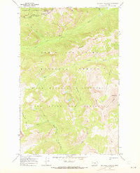 Slategoat Mountain Montana Historical topographic map, 1:24000 scale, 7.5 X 7.5 Minute, Year 1970