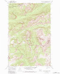 Slategoat Mountain Montana Historical topographic map, 1:24000 scale, 7.5 X 7.5 Minute, Year 1970