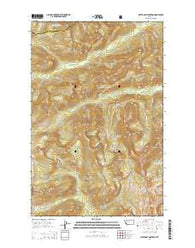 Slategoat Mountain Montana Current topographic map, 1:24000 scale, 7.5 X 7.5 Minute, Year 2014