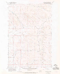 Sleepy Hollow Montana Historical topographic map, 1:24000 scale, 7.5 X 7.5 Minute, Year 1965
