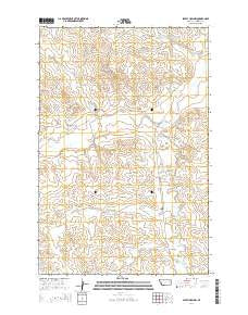 Sleepy Hollow Montana Current topographic map, 1:24000 scale, 7.5 X 7.5 Minute, Year 2014