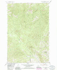 Sliderock Mountain Montana Historical topographic map, 1:24000 scale, 7.5 X 7.5 Minute, Year 1954