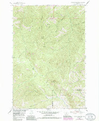 Sliderock Mountain Montana Historical topographic map, 1:24000 scale, 7.5 X 7.5 Minute, Year 1954