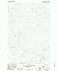 Sloan Reservoir Montana Historical topographic map, 1:24000 scale, 7.5 X 7.5 Minute, Year 1985
