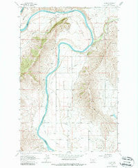Sloan Montana Historical topographic map, 1:24000 scale, 7.5 X 7.5 Minute, Year 1965