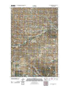 Sloan Reservoir Montana Historical topographic map, 1:24000 scale, 7.5 X 7.5 Minute, Year 2011