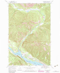 Smeads Bench Montana Historical topographic map, 1:24000 scale, 7.5 X 7.5 Minute, Year 1966