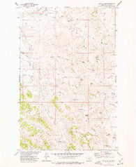 Smith Coulee Montana Historical topographic map, 1:24000 scale, 7.5 X 7.5 Minute, Year 1973