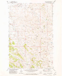 Smith Coulee Montana Historical topographic map, 1:24000 scale, 7.5 X 7.5 Minute, Year 1973